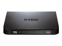 D-Link GO-SW-24G - Switch - ohanterad - 24 x 10/100/1000 - skrivbordsmodell GO-SW-24G