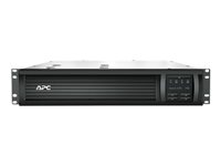 APC Smart-UPS 750VA LCD RM - UPS (kan monteras i rack) - AC 230 V - 500 Watt - 750 VA - Ethernet, RS-232, USB - utgångskontakter: 4 - 2U - svart - med APC UPS Network Management Card - för P/N: AR4018SPX432, AR4024SP, AR4024SPX429, AR4024SPX431, AR4024SPX432, NBWL0356A SMT750RMI2UNC