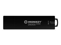 Kingston IronKey D500SM - USB flash-enhet - krypterat - 16 GB - USB 3.2 Gen 1 - TAA-kompatibel IKD500SM/16GB