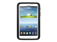 OtterBox Defender Series Samsung Galaxy Tab 3 (7 in) - Skydd för surfplatta - silikon, polykarbonat - svart - 7" - för Samsung Galaxy Tab 3 (7 tum) 77-31659