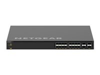 NETGEAR M4350 Series M4350-16V4C - Switch - L3 - Administrerad - 16 x 1/10/25 Gigabit SFP28 + 4 x 40/100 Gigabit QSFP28 - främre till bakre luftflöde - rackmonterbar VSM4320C-100NES