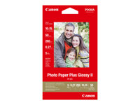 Canon Photo Paper Plus Glossy II PP-201 - Blank - 100 x 150 mm - 260 g/m² - 50 ark fotopapper - för PIXMA iP2600, iP2700, iX7000, MG2555, MG8250, mini320, MP520, MX7600, MX850, TS7450 2311B003