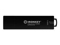 Kingston IronKey Keypad 200 - USB flash-enhet - krypterat - 128 GB - USB 3.2 Gen 1 - TAA-kompatibel IKD500SM/128GB