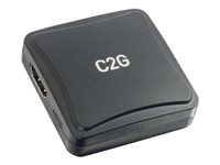 C2G VGA + 3.5mm to HDMI Adapter Converter - Videokort - HD-15 (VGA), mini-phone stereo 3.5 mm hona till HDMI, Mikro-USB typ B (endast ström) hona - svart - stöd för 1080p 84010