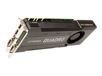 NVIDIA Quadro K5000 - Grafikkort - Quadro K5000 - 4 GB GDDR5 - PCIe x16 - DVI, 2 x DisplayPort - för ThinkStation C20; C20x; C30; D20; D30; S20; S30 0B47081