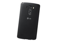 LG Slim Guard Case CCH-320G - Baksidesskydd för mobiltelefon - svart - för LG G3, G3 D855 CCH-320G.AGEUBK