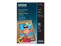 Epson - Blank - A3 (297 x 420 mm) - 200 g/m² - 50 ark fotopapper - för Expression Photo XP-970; Expression Premium XP-540, 640, 645, 900; WorkForce WF-2760, 3620 C13S042537