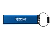 Kingston IronKey Keypad 200 - USB flash-enhet - krypterat - 256 GB - USB 3.2 Gen 1 IKKP200/256GB