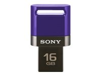 Sony Micro Vault Duo USM16SA1 - USB flash-enhet - 16 GB - USB 2.0 - violett USM16SA1V