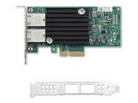 Intel X550-T2 - Nätverksadapter - PCIe 3.0 x4 låg profil - 10Gb Ethernet x 2 - grön 4XC1M37101