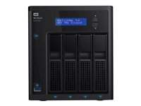 WD My Cloud EX4100 WDBWZE0000NBK - NAS-server - 4 fack - RAID RAID 0, 1, 5, 10, JBOD, 5 hot spare - RAM 2 GB - Gigabit Ethernet - iSCSI support WDBWZE0000NBK-EESN