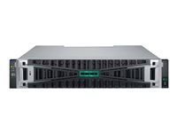 HPE Modular Smart Array 2070 10/25GbE iSCSI SFF Storage - Halvledarenhet/hårddisk-array - 23 TB - 24 fack (SAS-3) - SSD 1.92 TB x 12 - iSCSI (10 GbE), iSCSI (25 GbE) (extern) - kan monteras i rack - 2U - med 4 x 25Gb iSCSI XCVR transceiver P84177-B25