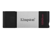 Kingston DataTraveler 80 - USB flash-enhet - 128 GB - USB 3.2 Gen 1 / USB-C DT80/128GB