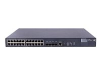 HPE 5800-24G Switch - Switch - L3 - Administrerad - 24 x 10/100/1000 + 4 x SFP+ JC100A#ABB
