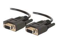 C2G - Seriell kabel - DB-9 (hona) till DB-9 (hona) - 2 m - formpressad, tumskruvar - svart 81363