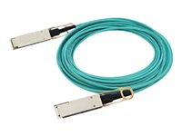 HPE Aruba - 100GBase-AOC direktanslutningskabel - QSFP28 (hane) till QSFP28 (hane) - 30 m - fiberoptisk - aktiv - för HPE Aruba 8325-32C, 8325-48Y8C; CX 8360-12C V2, 8360-16Y2C V2 R0Z29A