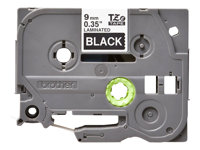 Brother TZe-325 - Självhäftande - vitt på svart - Rulle (0,9 cm x 8 m) 1 kassett(er) bandlaminat - för Brother PT-D210, D600, H110, P750, P950; P-Touch PT-E550; P-Touch Cube PT-P300, P910 TZE325