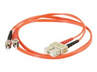 C2G - Patch-kabel - ST-läge (multi-mode) (hane) till SC-läge (multi-mode) (hane) - 7 m - fiberoptisk - 62,5/125 mikron - formpressad 85040
