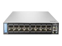 HPE StoreFabric SN2100M 100GbE 16 QSFP28 Half Width - Switch - L3 - Administrerad - 16 x 100 Gigabit QSFP28 - rackmonterbar - för HPE J2000; Apollo 4200, 4200 Gen10 Q2F23A