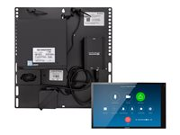 Crestron Flex UC-C100-Z-WM - För zoomningsrum - Integrator Kit - paket för videokonferens (pekskärmskonsol, mini-dator, HDMI till USB 3.0-omvandlare) - svart - med Wall Mounted Control Interface UC-C100-Z-WM