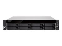 QNAP TS-877XU-RP - NAS-server - 8 fack - kan monteras i rack - SATA 6Gb/s - RAID RAID 0, 1, 5, 6, 10, 50, JBOD - RAM 8 GB - Gigabit Ethernet / 10 Gigabit Ethernet - iSCSI support - 2U TS-877XU-RP-3600-8G