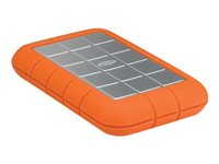 LaCie Rugged Triple - Hårddisk - krypterat - 1 TB - extern (portabel) - FireWire 800 / USB 3.0 - 5400 rpm - 256 bitars AES 301984