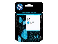 HP 14 - Cyan - skrivhuvud - för Digital Copier Printer 510, 610; Officejet 71XX, d125, d135, d145, d155 C4921A