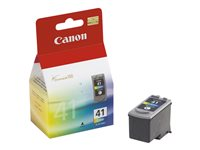 Canon CL-41 - 12 ml - Lång livslängd - färg (cyan, magenta, gul) - original - bläckpatron - för PIXMA iP1800, iP1900, iP2500, iP2600, MP140, MP190, MP210, MP220, MP470, MX300, MX310 0617B001