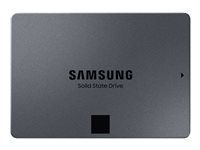 Samsung 870 QVO MZ-77Q4T0BW - SSD - krypterat - 4 TB - inbyggd - 2.5" - SATA 6Gb/s - buffert: 4 GB - 256 bitars AES - TCG Opal Encryption MZ-77Q4T0BW