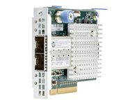 HPE 571FLR-SFP+ - Nätverksadapter - PCIe 2.0 x8 låg profil - 10 Gigabit SFP+ x 2 - för ProLiant DL360p Gen8, DL380p Gen8, DL388p Gen8 728992-B21