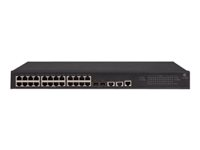 HPE 1950-24G-2SFP+-2XGT - Switch - L3 - Administrerad - 24 x 10/100/1000 + 2 x Gigabit SFP / 10 Gigabit SFP+ + 2 x 10Gb Ethernet - rackmonterbar JG960A#ABB