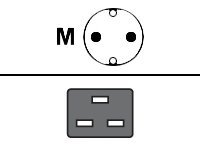 Cisco - Strömkabel - IEC 60320 C19 till power CEE 7/7 (hane) - AC 250 V - 16 A - 4.3 m - Europa - för Catalyst 6000 CAB-AC-2500W-EU=