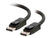 C2G DisplayPort 1.1 Cable with Latches - DisplayPort-kabel - DisplayPort (hane) till DisplayPort (hane) - 1 m - sprintlåsning - svart 81278