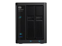 WD My Cloud PR2100 WDBBCL0120JBK - NAS-server - 2 fack - 12 TB - HDD 6 TB x 2 - RAID RAID 0, 1, JBOD - RAM 4 GB - Gigabit Ethernet WDBBCL0120JBK-EESN