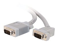 C2G Premium SXGA 45° Angled - VGA-kabel - HD-15 (VGA) (hane) till HD-15 (VGA) (hane) - 15 m - 45° kontakt 81113