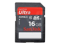 SanDisk Ultra - Flash-minneskort - 16 GB - Class 10 - SDHC UHS-I SDSDU-016G-U46