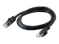 C2G Cat6 Booted Unshielded (UTP) Network Patch Cable - Patch-kabel - RJ-45 (hane) till RJ-45 (hane) - 5 m - UTP - CAT 6 - formpressad, hakfri, tvinnad - svart 83410