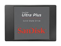 SanDisk Ultra Plus - SSD - 256 GB - inbyggd - 2.5" (i 3,5-tums hållare) - SATA 6Gb/s SDSSDHP-256G-G26