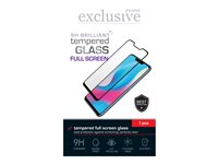 Insmat Exclusive - Skärmskydd för mobiltelefon - full screen, brilliant - 2.5D - glas - ramfärg svart - för Samsung Galaxy A15, A15 5G 861-1525