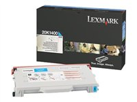 Lexmark - Cyan - original - tonerkassett - för Lexmark C510, C510dn, C510dtn, C510n, C510tn 20K1400