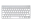 Apple Wireless Keyboard - Tangentbord - Bluetooth - svensk - vit, eloxerad aluminium