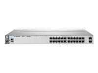 HPE Aruba 3800-24G-2SFP+ - Switch - L4 - Administrerad - 24 x 10/100/1000 + 2 x 10 Gigabit Ethernet / 1 Gigabit Ethernet SFP+ - rackmonterbar J9575A#ABB