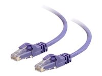 C2G Cat6 Booted Unshielded (UTP) Network Patch Cable - Patch-kabel - RJ-45 (hane) till RJ-45 (hane) - 1.5 m - UTP - CAT 6 - formpressad, hakfri, tvinnad - lila 83632