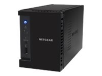 NETGEAR ReadyNAS 312 RN31221E - NAS-server - 2 fack - 2 TB - SATA 3Gb/s - HDD 1 TB x 2 - RAID RAID 0, 1 - RAM 2 GB - Gigabit Ethernet - iSCSI support RN31221E-100EUS