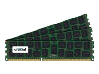 Crucial - DDR3 - sats - 24 GB: 3 x 8 GB - DIMM 240-pin - 1333 MHz / PC3-10600 - CL9 - registrerad - ECC CT3K8G3ERSLD81339