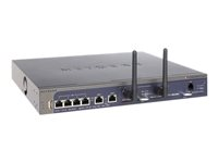 NETGEAR ProSecure Unified Threat Management Firewall UTM25S - Säkerhetsfunktion - med 1 års webb, 1 års e-post och 1 års programunderhåll samt uppgraderingar, 24/7-stöd och avancerat byte - GigE DSL-modem - 1U UTM25EWDA-100EUS