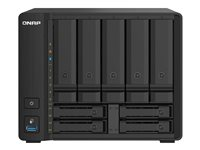 QNAP TS-932PX - NAS-server - 9 fack - SATA 6Gb/s - RAID RAID 0, 1, 5, 6, 10, 50, JBOD, 5 hot spare, 6-reservsnabbyte, 60, 50 hot spare, 10 hot spare, 60 hot spare, 1 hot spare - RAM 4 GB - Gigabit Ethernet / 2.5 Gigabit Ethernet / 10 Gigabit Ethernet - iSCSI support TS-932PX-4G