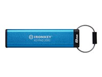 Kingston IronKey Keypad 200C - USB flash-enhet - krypterat - 8 GB - USB-C 3.2 Gen 1 IKKP200C/8GB