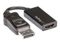 StarTech.com DisplayPort to HDMI Adapter - DP to HDMI - 4K 60Hz (DP2HD4K60S) - Videokonverterare - DisplayPort - HDMI - för P/N: DK30C2DAGPD, TB32DP14, TB32DP2T, TB3DK2DHV, TB3DK2DHVUE DP2HD4K60S