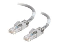 C2G Cat6 Booted Unshielded (UTP) Network Patch Cable - Patch-kabel - RJ-45 (hane) till RJ-45 (hane) - 1.5 m - UTP - CAT 6 - formpressad, hakfri, tvinnad - grå 83367